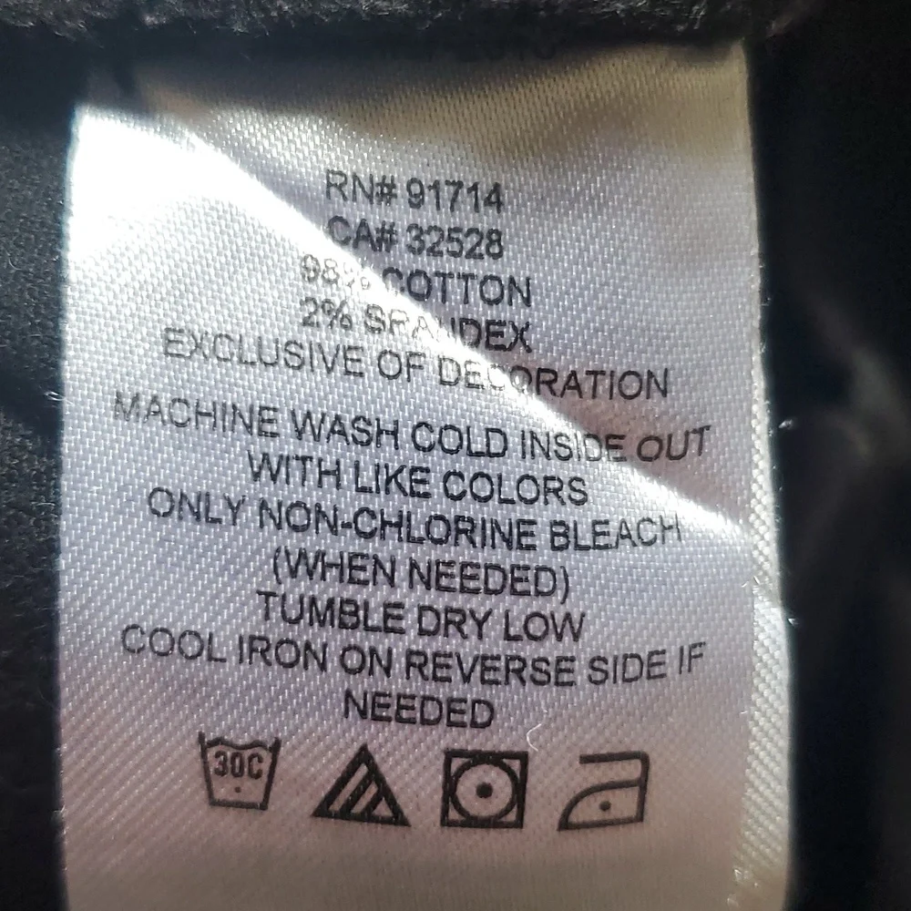 Armani Exchange Men's Black Jeans SZ 32R NWOT - Picture 10 of 10